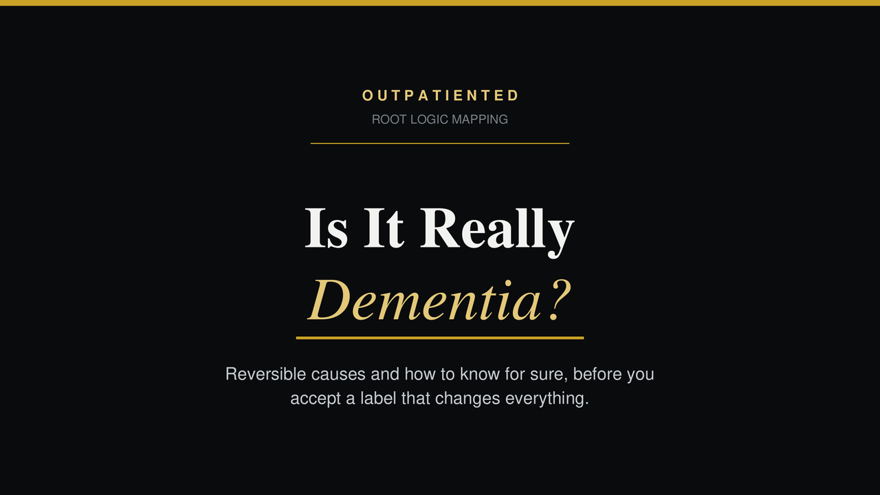 Is It Really Dementia cover